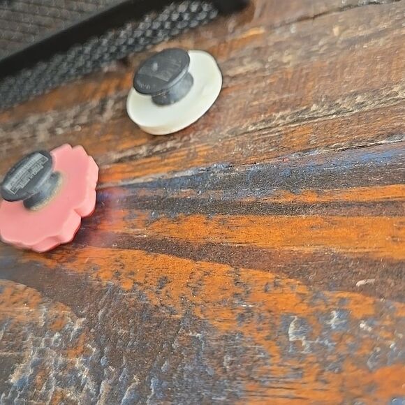 Red Rose and Peace Sign Shoe Croc Charms Set Sent As Shown Unisex Colorful - Picture 7 of 11